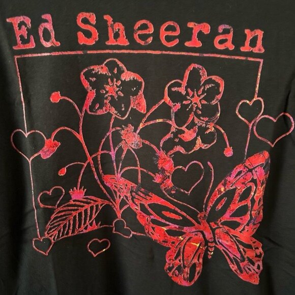 Port & Company Ed Sheeran (unofficial) Graphic T-Shirt Unisex Small New Floral - Picture 5 of 11